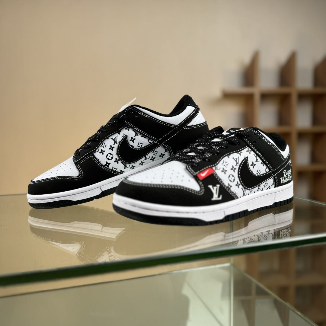 Nike SB Dunk Low x Louis Vuitton 黑白满天星 CS1688-129