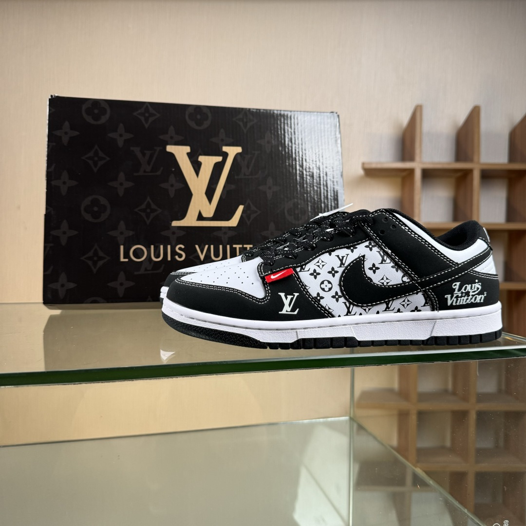 Nike SB Dunk Low x Louis Vuitton 黑白满天星 CS1688-129