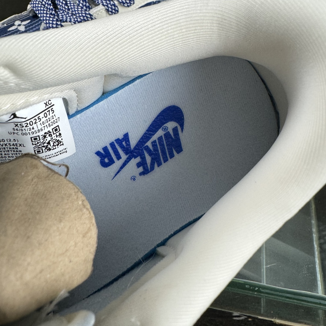 Nike Air Jordan 1 x Travis Scott AJ1倒勾 乔一倒钩 ‘DIY’定制 耐克 低帮文化篮球鞋 XS2025-075