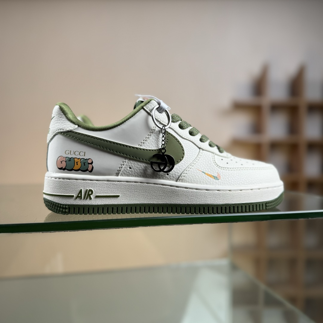 260 Nike Air Force 1'07 Low 古驰联名 米军绿多彩 空军一号低帮休闲板鞋 XX3168-211-Chinese UA Cheap High Quatity Brand Clothes Bags handbags Sneakers wholesale wholesaler seller from China Factory suppliers Fashion Clothing Shoes best Quality Beautiful Price 260 Nike Air Force 1'07 Low 古驰联名 米军绿多彩 空军一号低帮休闲板鞋 XX3168-211