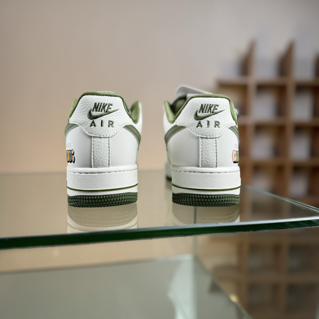 260 Nike Air Force 1'07 Low 古驰联名 米军绿多彩 空军一号低帮休闲板鞋 XX3168-211-Chinese UA Cheap High Quatity Brand Clothes Bags handbags Sneakers wholesale wholesaler seller from China Factory suppliers Fashion Clothing Shoes best Quality Beautiful Price 260 Nike Air Force 1'07 Low 古驰联名 米军绿多彩 空军一号低帮休闲板鞋 XX3168-211