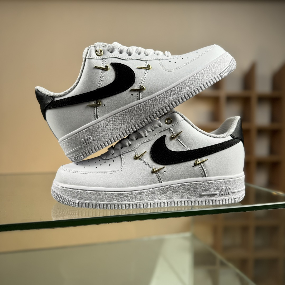 Nike Air Force 1'07 Low 四勾黑白 空军一号低帮休闲板鞋 ZH0316-113