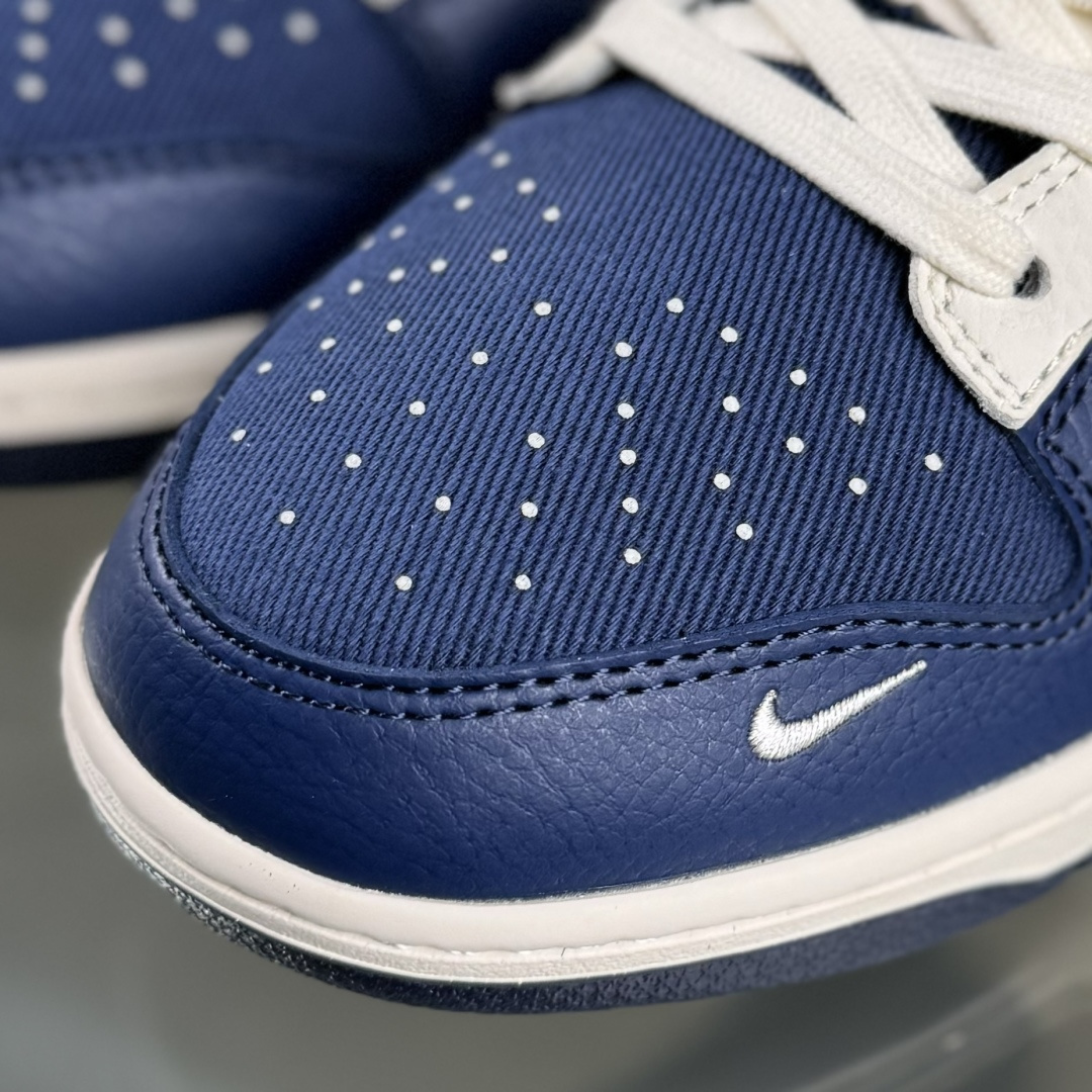 Nike SB Dunk Low 联名 米白帆布蓝钩 高端定制 低帮休闲板鞋 XD1588-230