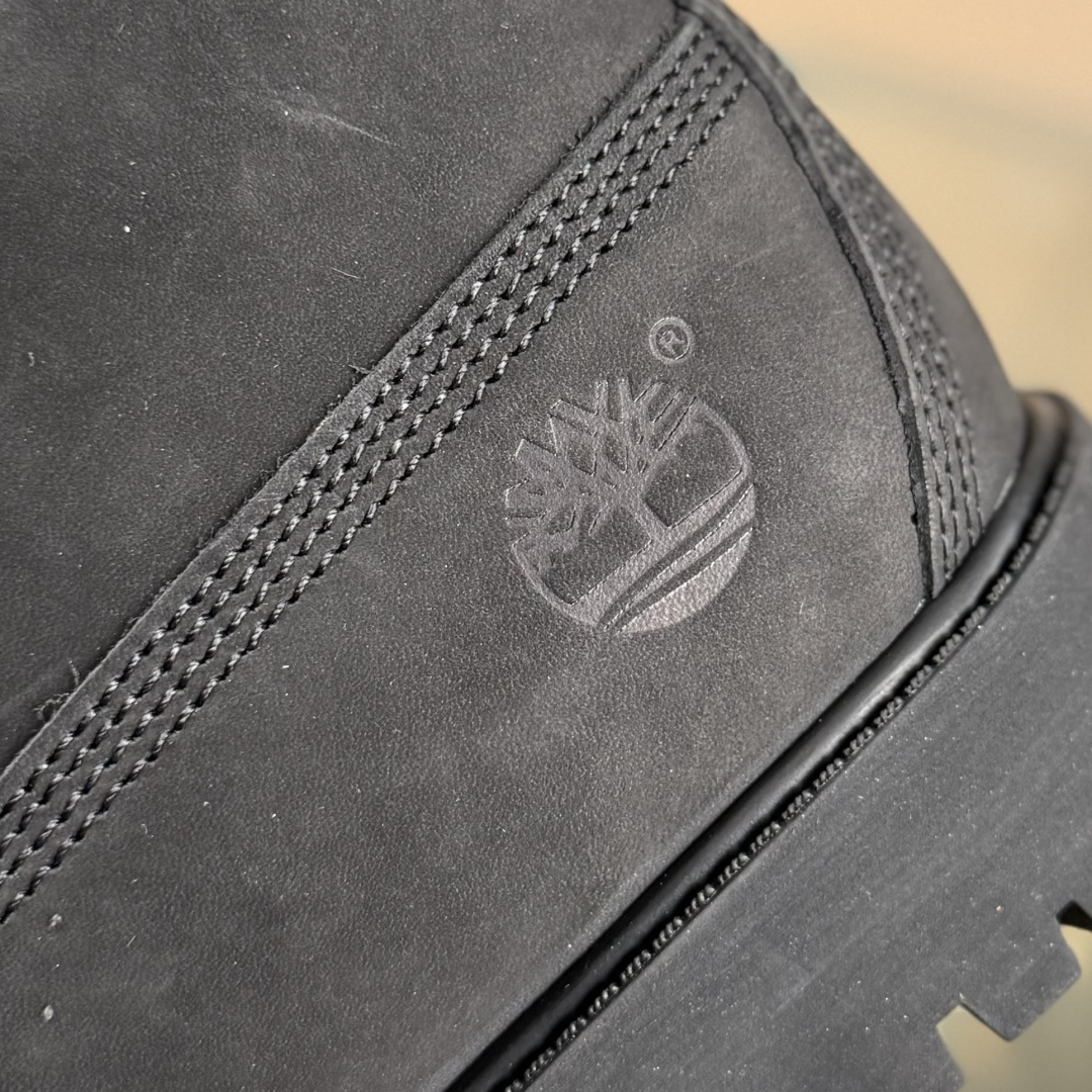 400 得物纯原顶级一比一原版开发版本 添柏岚Timberland踢不烂/经典款黑色高帮 女款六孔型号8658A男款七孔型号10073W