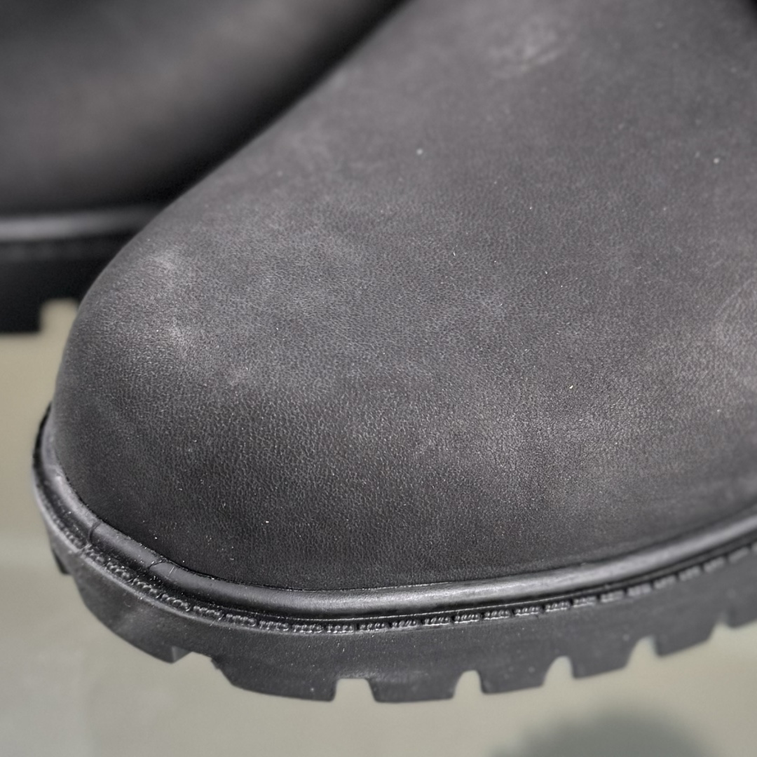 400 得物纯原顶级一比一原版开发版本 添柏岚Timberland踢不烂/经典款黑色高帮 女款六孔型号8658A男款七孔型号10073W