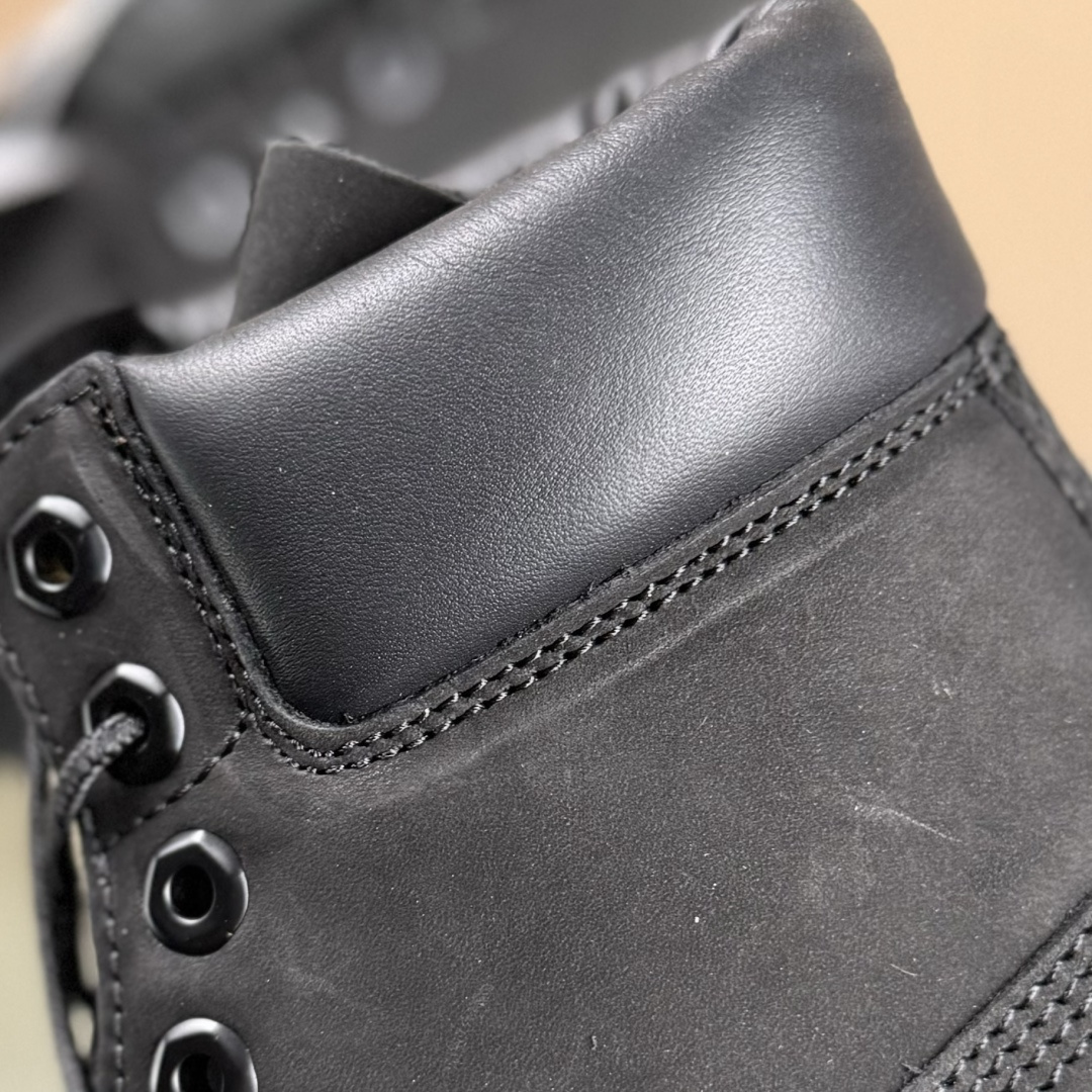 400 得物纯原顶级一比一原版开发版本 添柏岚Timberland踢不烂/经典款黑色高帮 女款六孔型号8658A男款七孔型号10073W