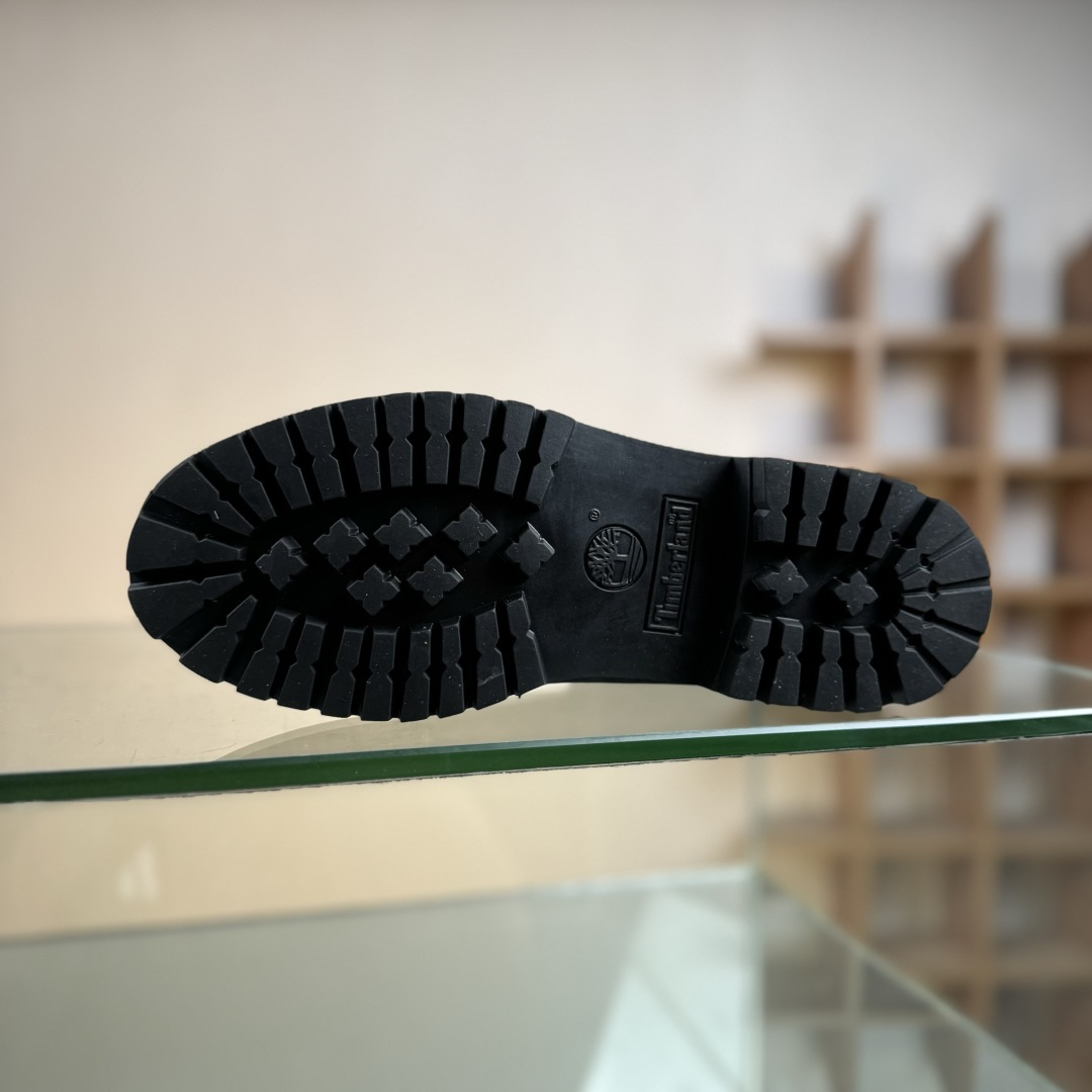 400 得物纯原顶级一比一原版开发版本 添柏岚Timberland踢不烂/经典款黑色高帮 女款六孔型号8658A男款七孔型号10073W