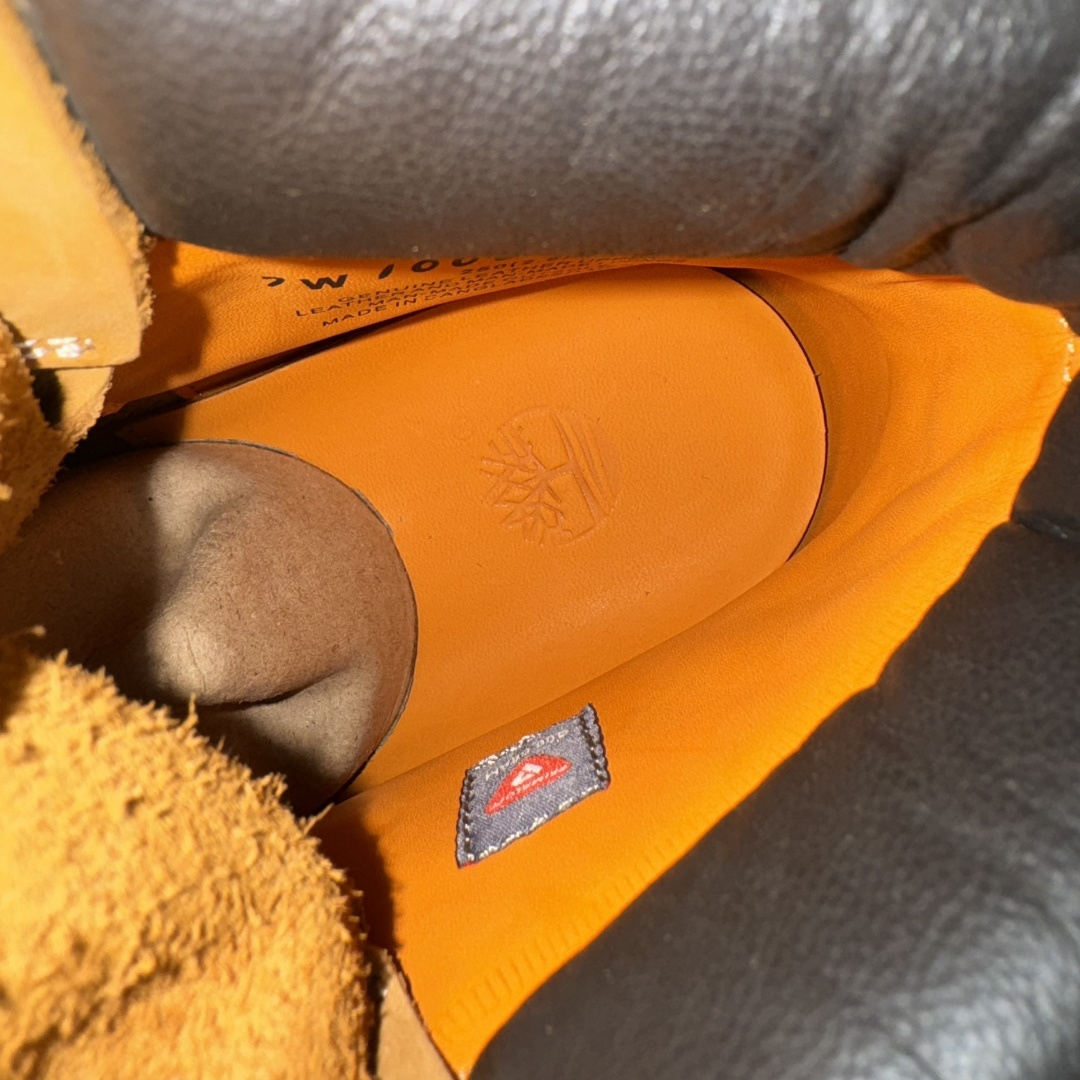 400 得物纯原顶级一比一原版开发版本 添柏岚Timberland踢不烂/经典款黄色高帮 女款六孔型号10361男款七孔型号10061