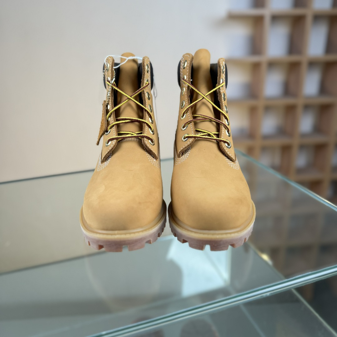 400 得物纯原顶级一比一原版开发版本 添柏岚Timberland踢不烂/经典款黄色高帮 女款六孔型号10361男款七孔型号10061