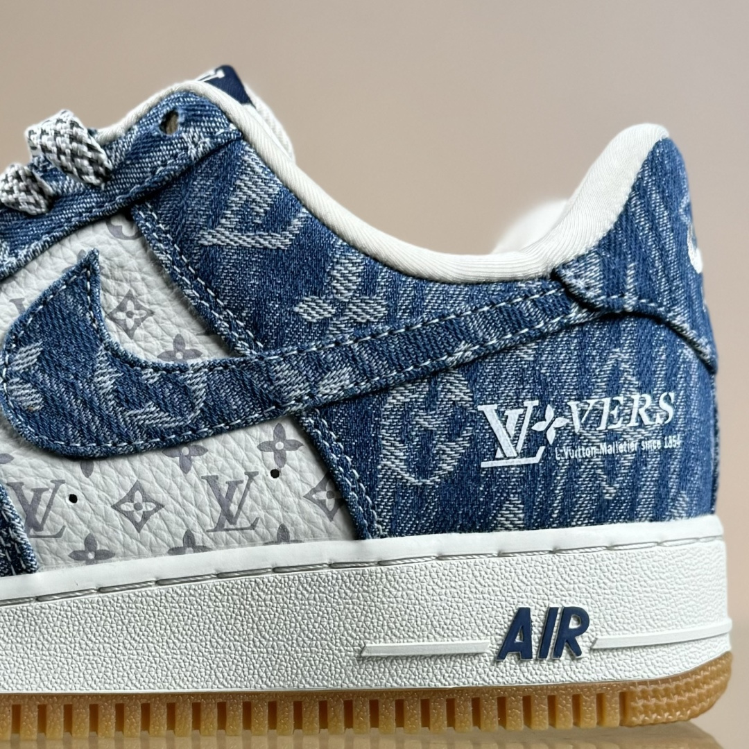 Nike Air Force 1'07 Low LV联名 白牛仔蓝 空军一号低帮休闲板鞋 YF9511-815