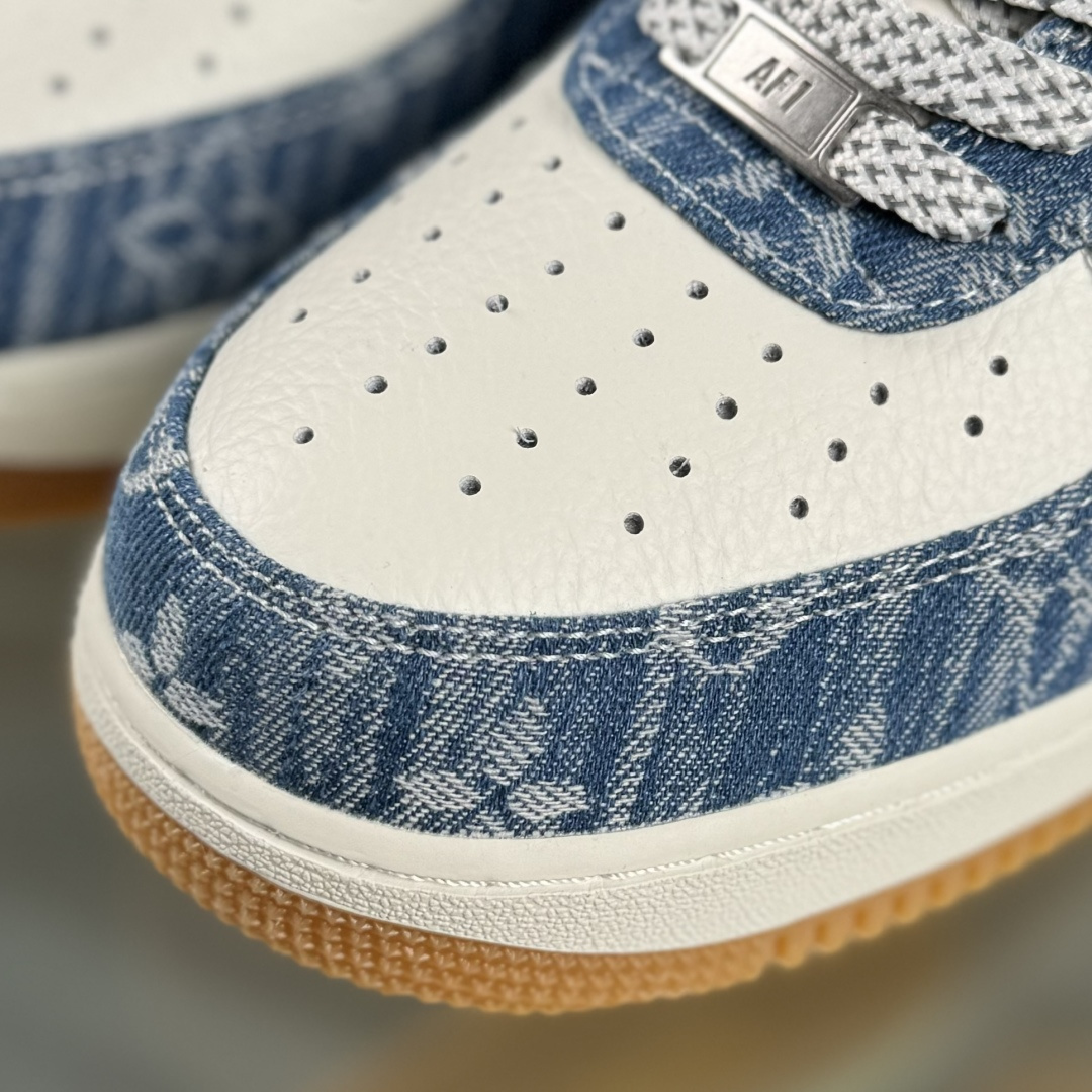 Nike Air Force 1'07 Low LV联名 白牛仔蓝 空军一号低帮休闲板鞋 YF9511-815
