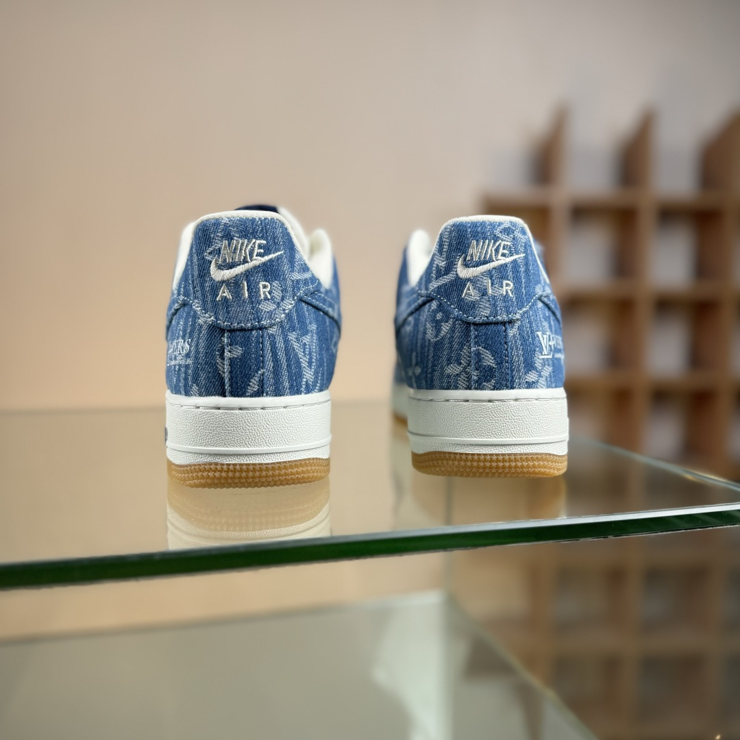 Nike Air Force 1'07 Low LV联名 白牛仔蓝 空军一号低帮休闲板鞋 YF9511-815