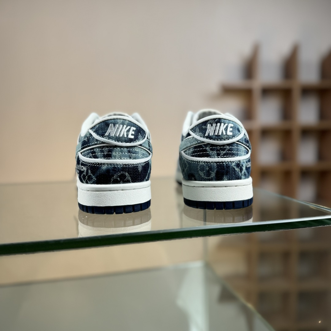 Nike SB Dunk Low LV联名 青蓝牛仔 高端定制 低帮休闲板鞋 SC0601-466