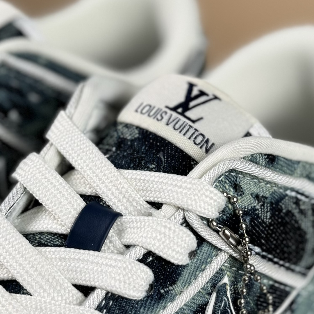 Nike SB Dunk Low LV联名 青蓝牛仔 高端定制 低帮休闲板鞋 SC0601-466