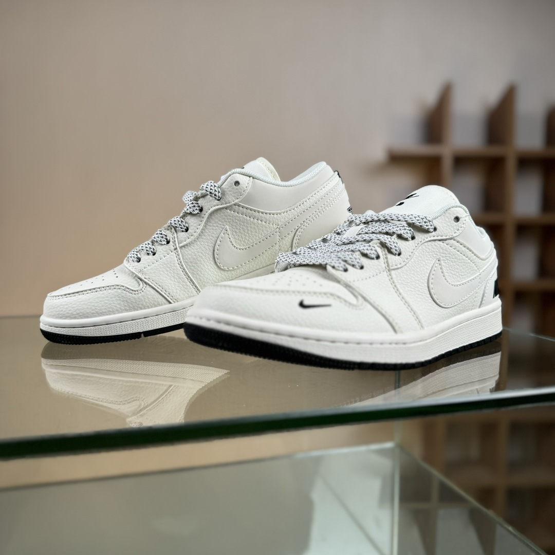 Air Jordan 1 Low AJ1 乔1 经典黑 高端定制 低帮复古篮球鞋 XX3168-219