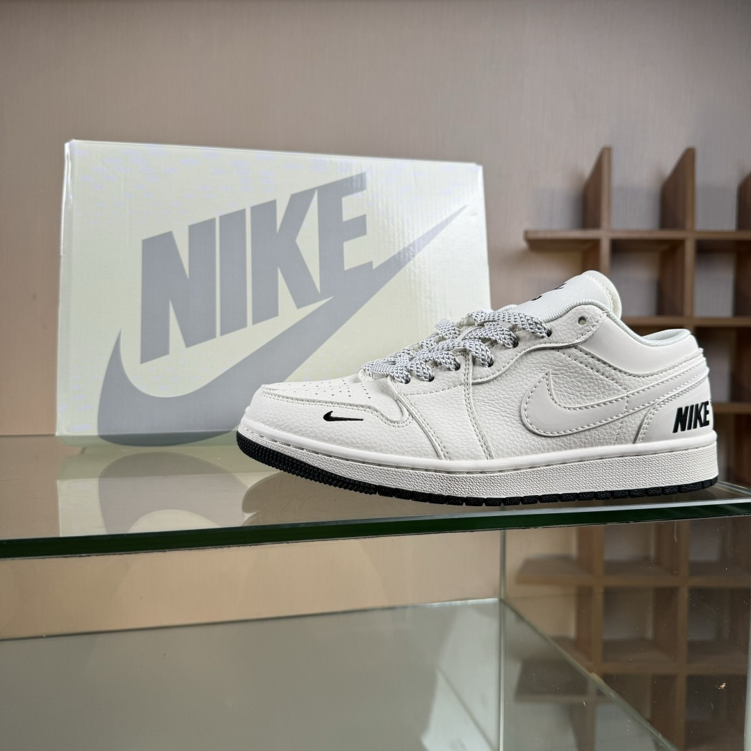 Air Jordan 1 Low AJ1 乔1 经典黑 高端定制 低帮复古篮球鞋 XX3168-219