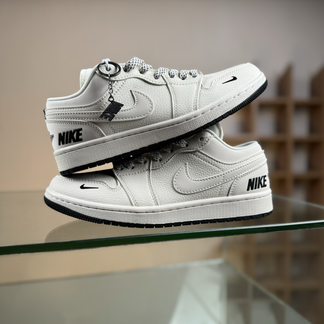 Air Jordan 1 Low AJ1 乔1 经典黑 高端定制 低帮复古篮球鞋 XX3168-219