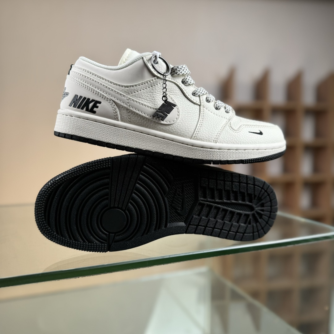 Air Jordan 1 Low AJ1 乔1 经典黑 高端定制 低帮复古篮球鞋 XX3168-219