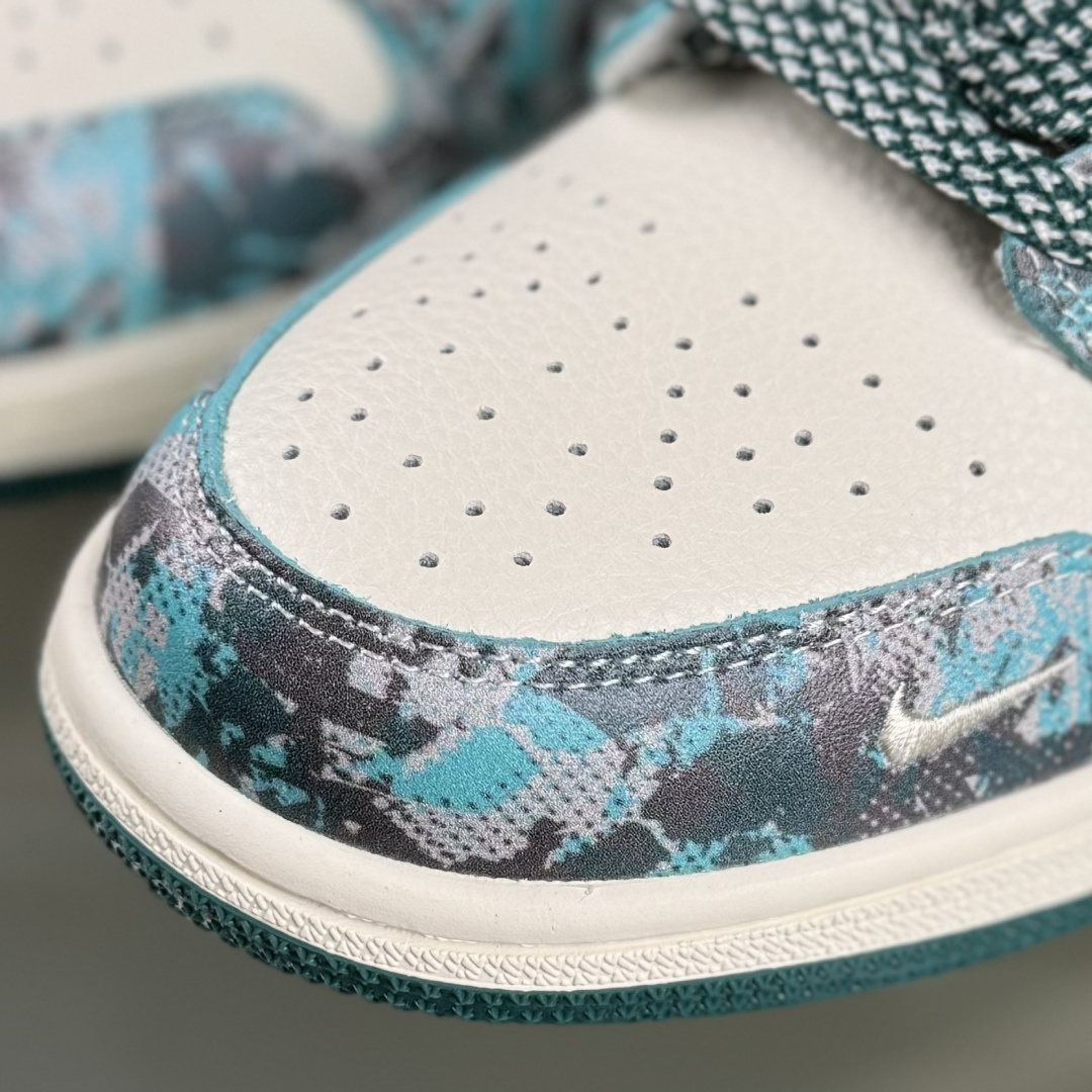 Nike Jordan Air Jordan 1 x Stussy 绿白小勾满天星 QG1988-012