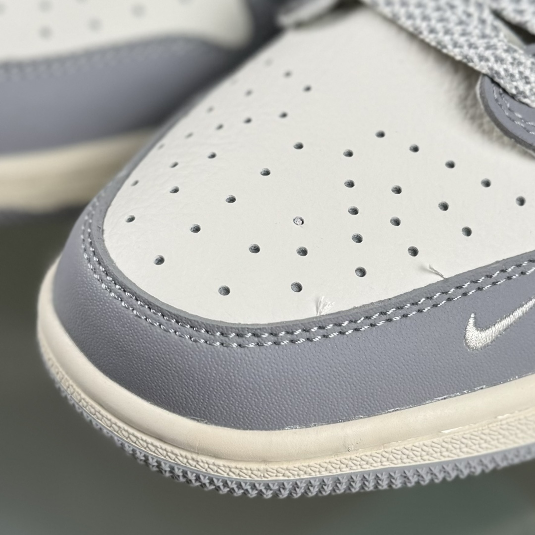 Travis Scott x Nike Air Jordan 1 Low x Stussy Air Jordan 1 Low 反转灰白小勾满天星倒钩 CS5288-500