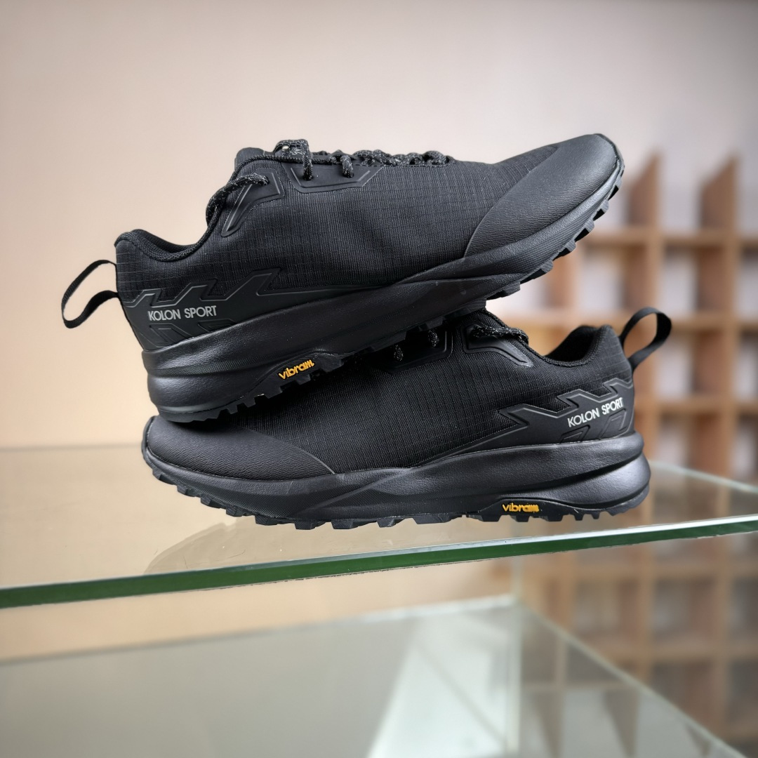 可隆KOLON SPORT Skyler 2 舒适柔软 防水支撑轻便回弹 户外 低帮徒步鞋 LUFG5ST400-BK