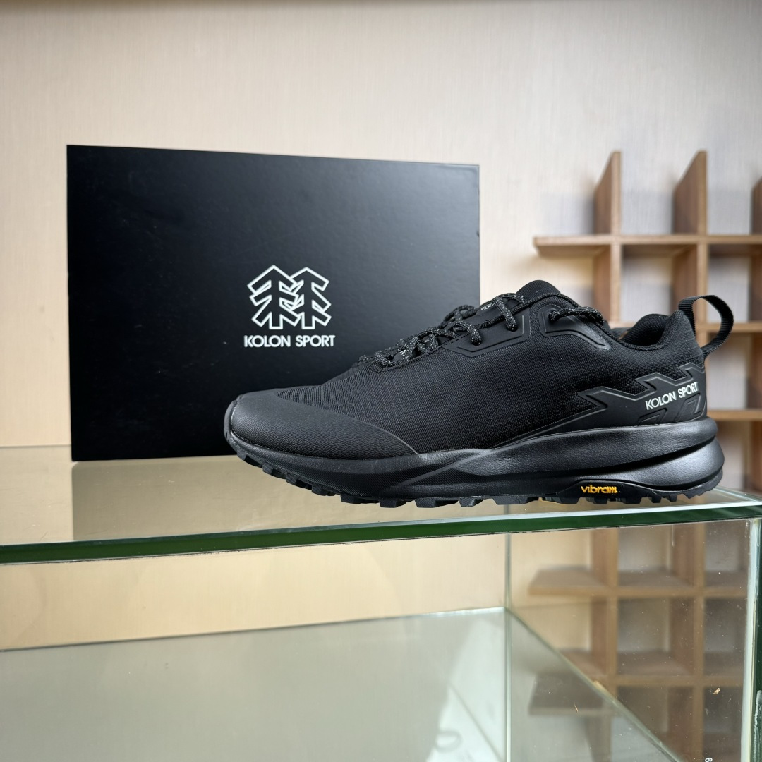 可隆KOLON SPORT Skyler 2 舒适柔软 防水支撑轻便回弹 户外 低帮徒步鞋 LUFG5ST400-BK