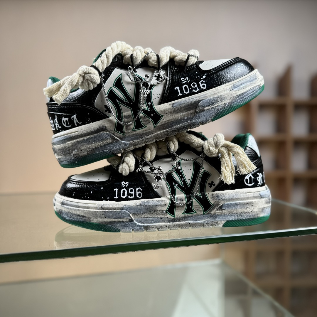 280 MLB Chunky Liner PU ‘DIY定制’ 简约时尚 百搭 包裹性保暖防滑防水减震 低帮 板鞋 3ASXCA12N