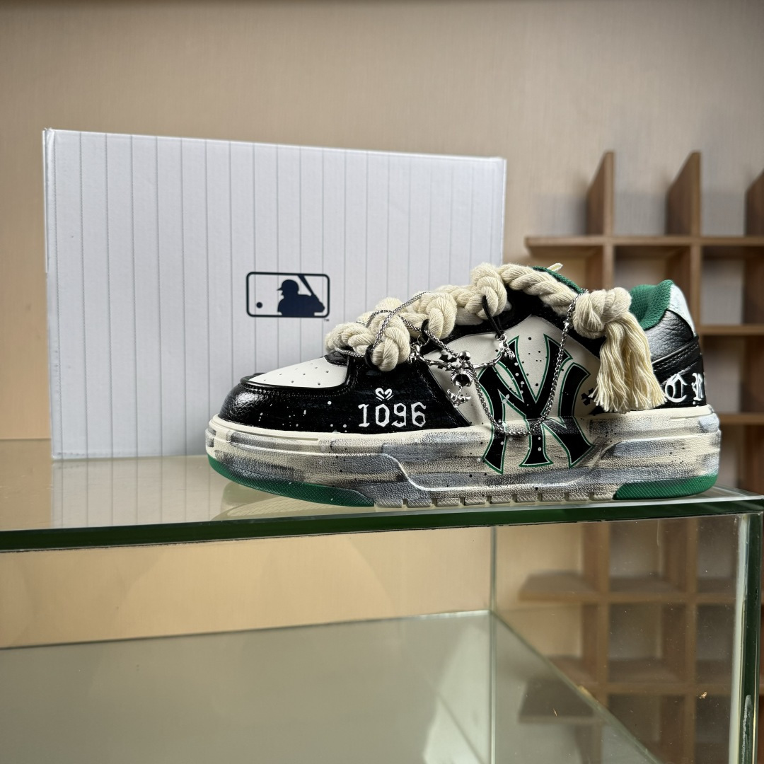 280 MLB Chunky Liner PU ‘DIY定制’ 简约时尚 百搭 包裹性保暖防滑防水减震 低帮 板鞋 3ASXCA12N