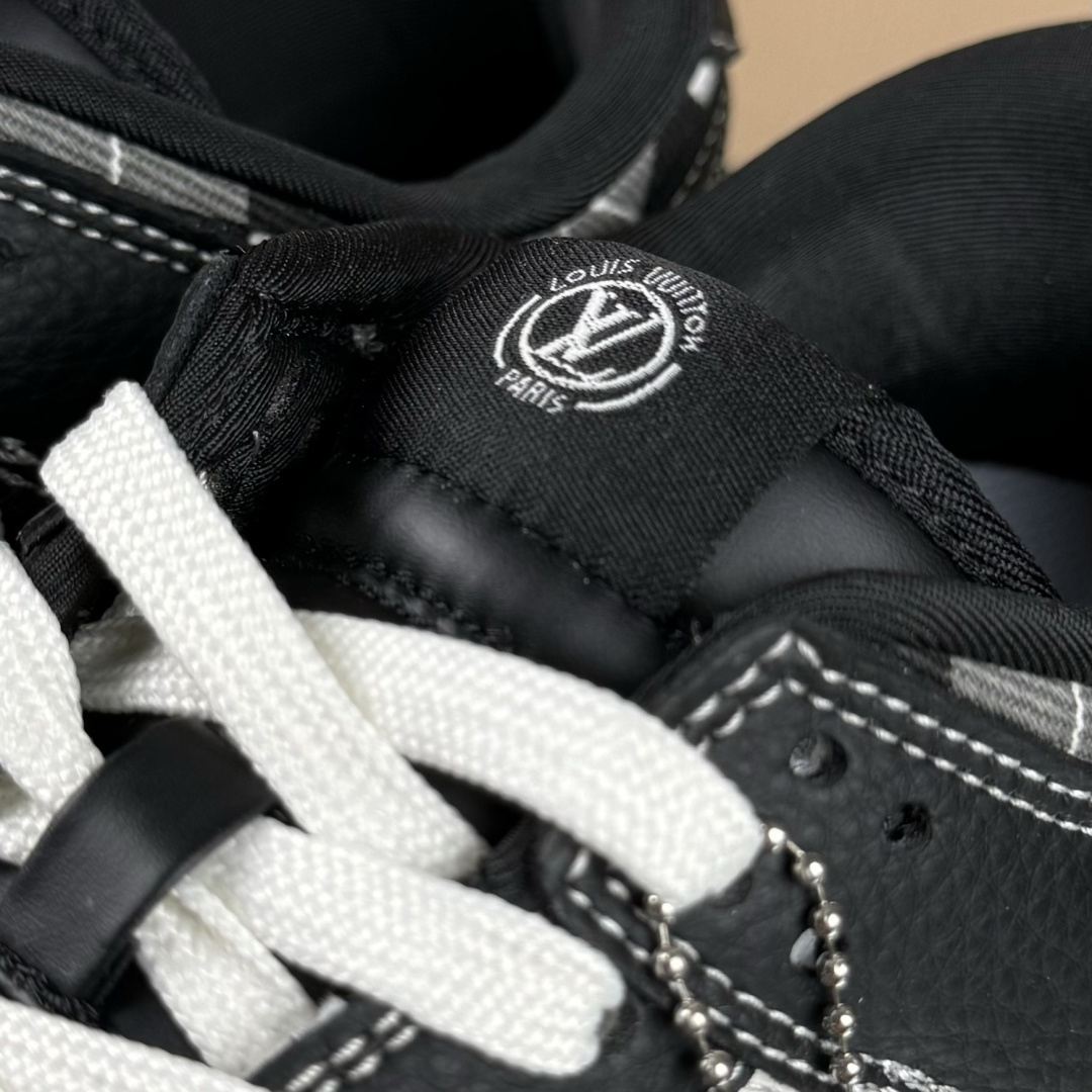 Nike SB Dunk Low LV联名 黑白网格 高端定制 低帮休闲板鞋 SC0601-460