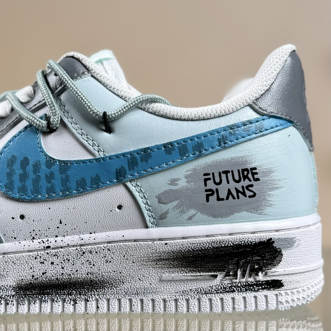 Nike Air Force 1'07 Low ”Grey Tune Era” 手绘涂鸦 灰调纪元 空军一号低帮休闲板鞋 LJ8822-202