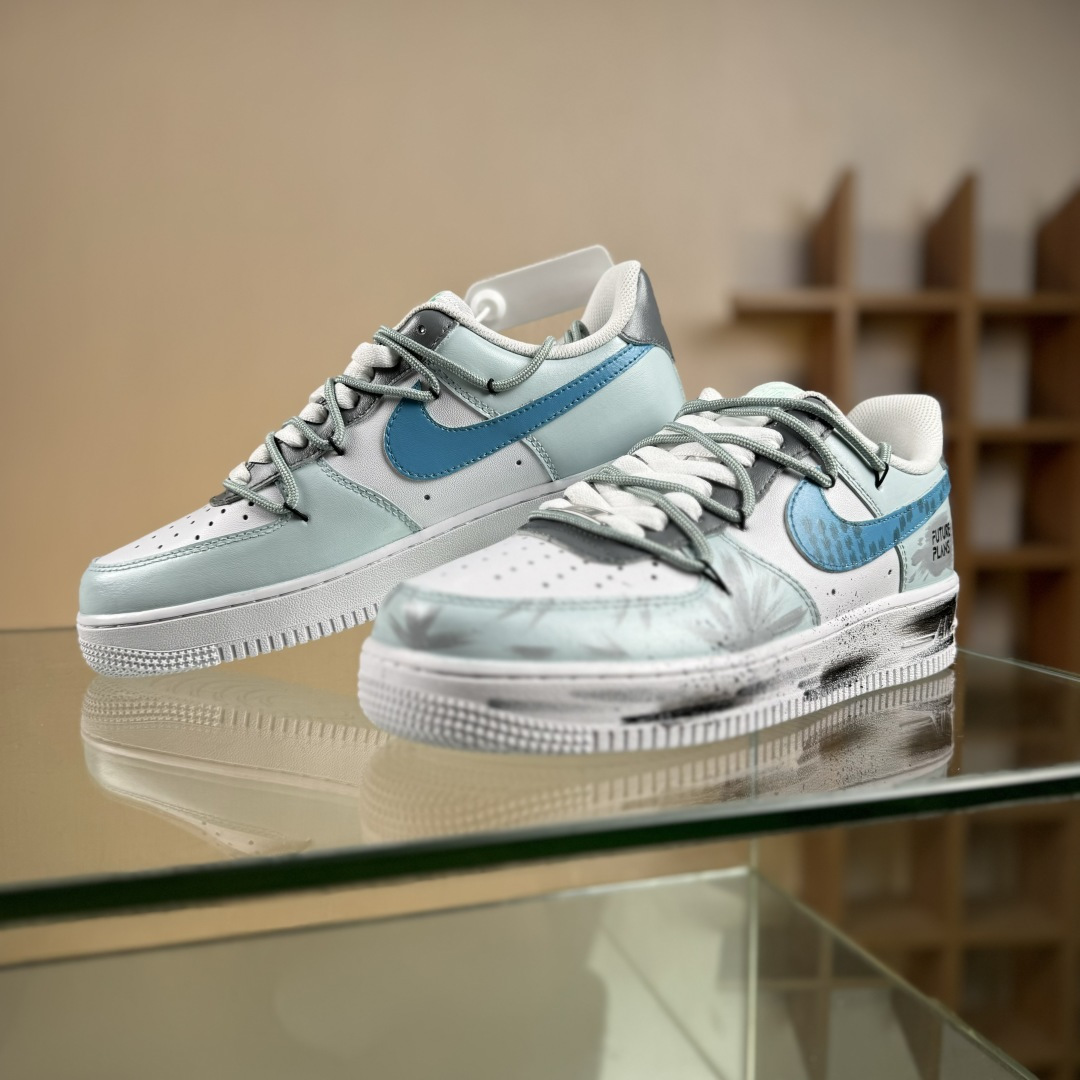 Nike Air Force 1'07 Low ”Grey Tune Era” 手绘涂鸦 灰调纪元 空军一号低帮休闲板鞋 LJ8822-202