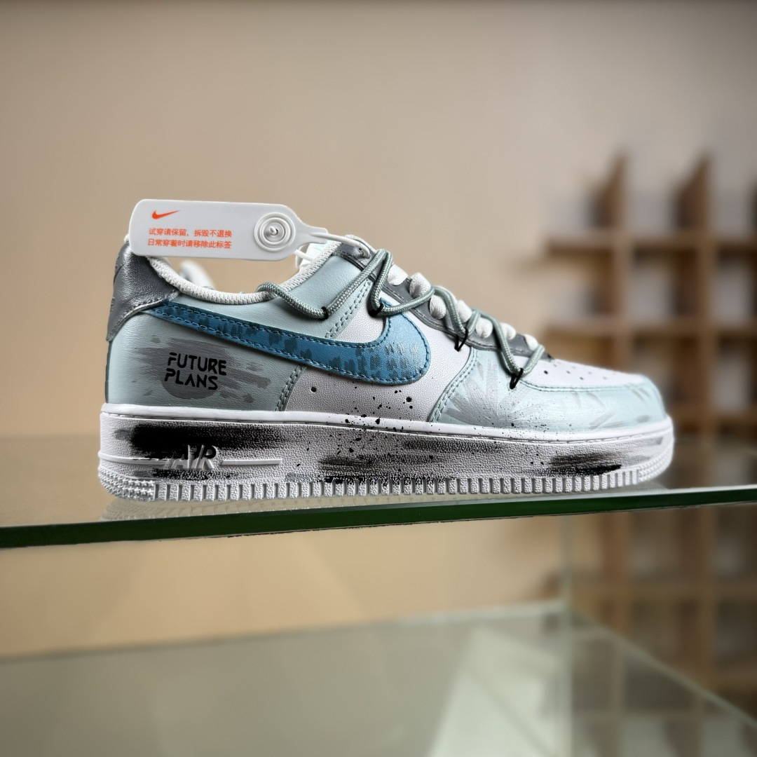 Nike Air Force 1’07 Low ”Grey Tune Era” 手绘涂鸦 灰调纪元 空军一号低帮休闲板鞋 LJ8822-202