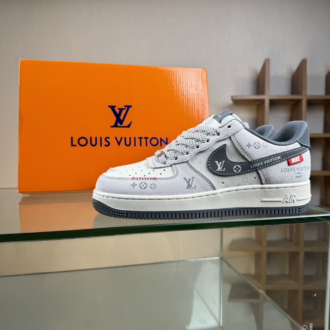 Nike Air Force 1'07 Low LV联名 灰勾织标 空军一号低帮休闲板鞋 CX5050-Y25
