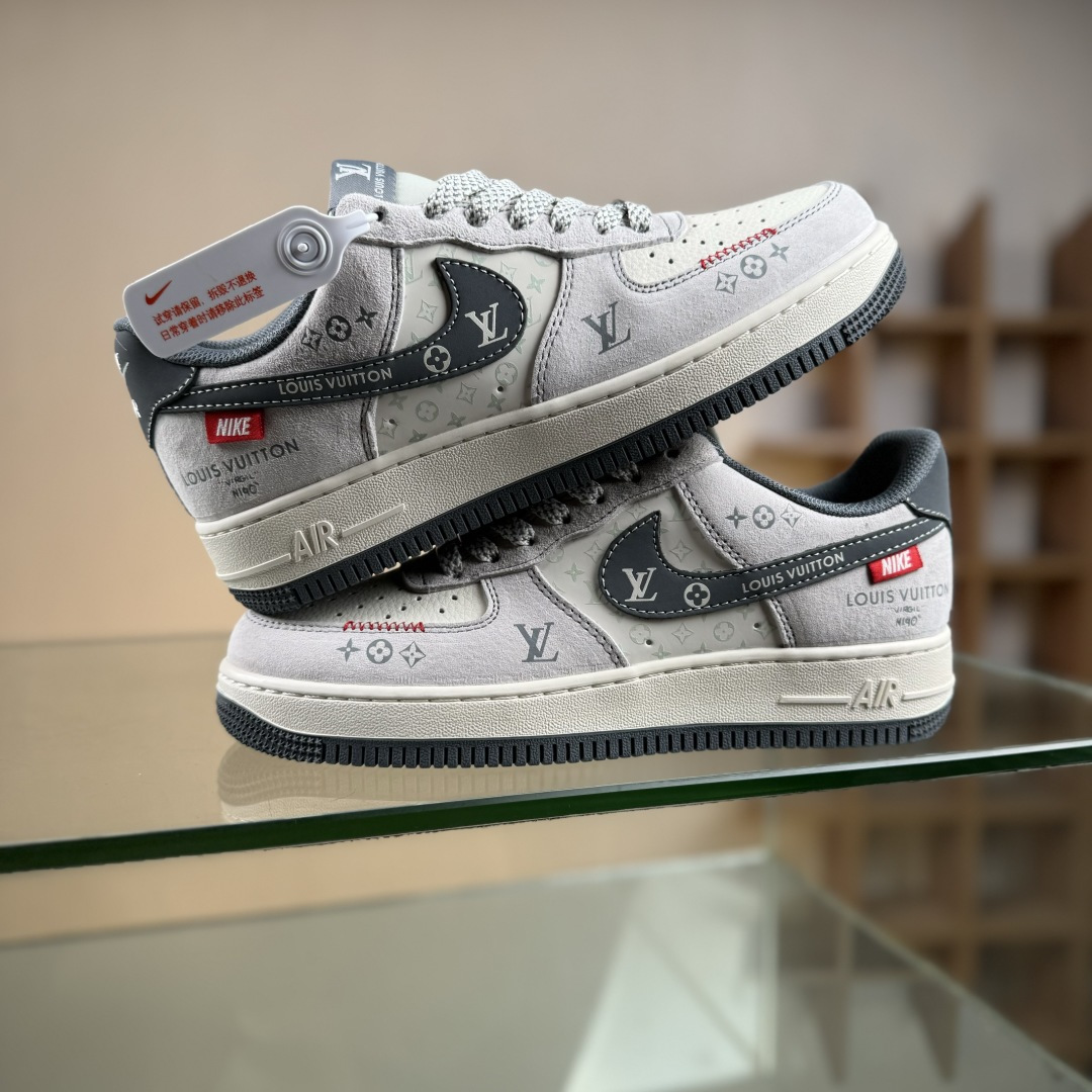 Nike Air Force 1'07 Low LV联名 灰勾织标 空军一号低帮休闲板鞋 CX5050-Y25