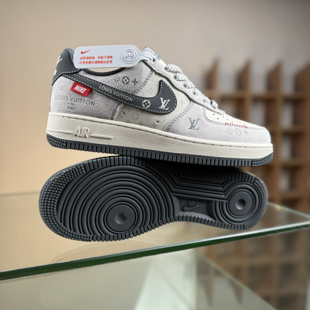 Nike Air Force 1'07 Low LV联名 灰勾织标 空军一号低帮休闲板鞋 CX5050-Y25