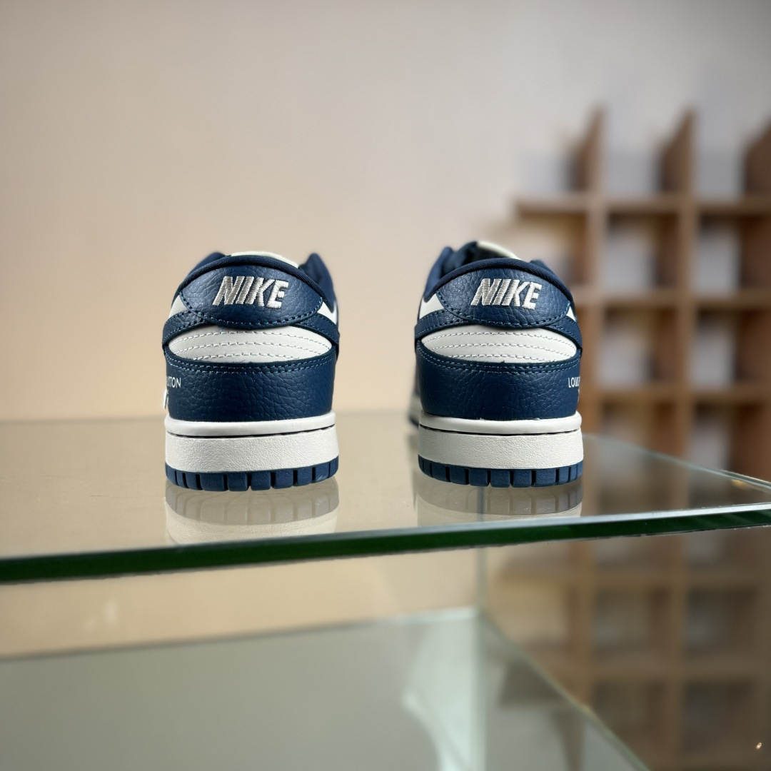 Nike SB Dunk Low LV联名 奶灰深蓝 高端定制 低帮休闲板鞋 SC0601-477 Nike SB Dunk Low LV联名 奶灰深蓝 高端定制 低帮休闲板鞋 SC0601-477