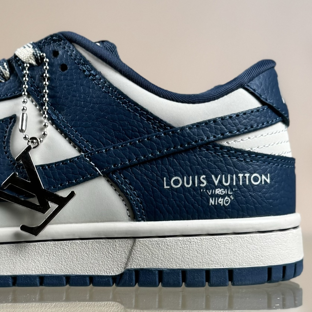 Nike SB Dunk Low LV联名 奶灰深蓝 高端定制 低帮休闲板鞋 SC0601-477 Nike SB Dunk Low LV联名 奶灰深蓝 高端定制 低帮休闲板鞋 SC0601-477
