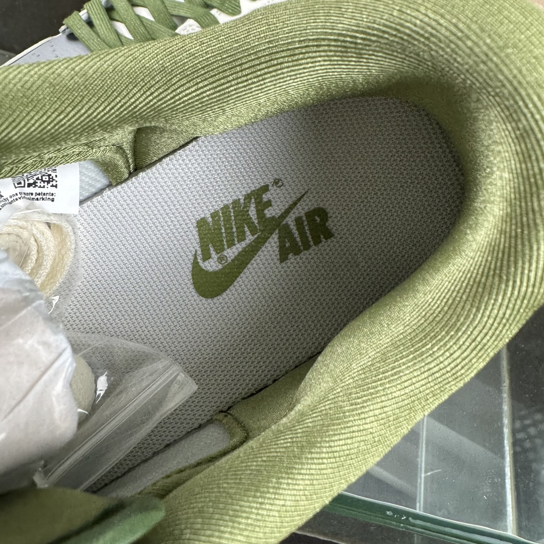 Travis Scott x Fragment Design x Air Jordan 1 Low SP AJ1 乔1 古驰联名 米白灰绿印花 低帮文化休闲板鞋 XD0798-307