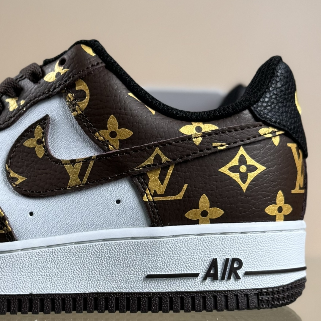 Nike Air Force 1'07 Low LV联名 经典白棕 空军一号低帮休闲板鞋 CZ3986-004 Nike Air Force 1'07 Low LV联名 经典白棕 空军一号低帮休闲板鞋 CZ3986-004