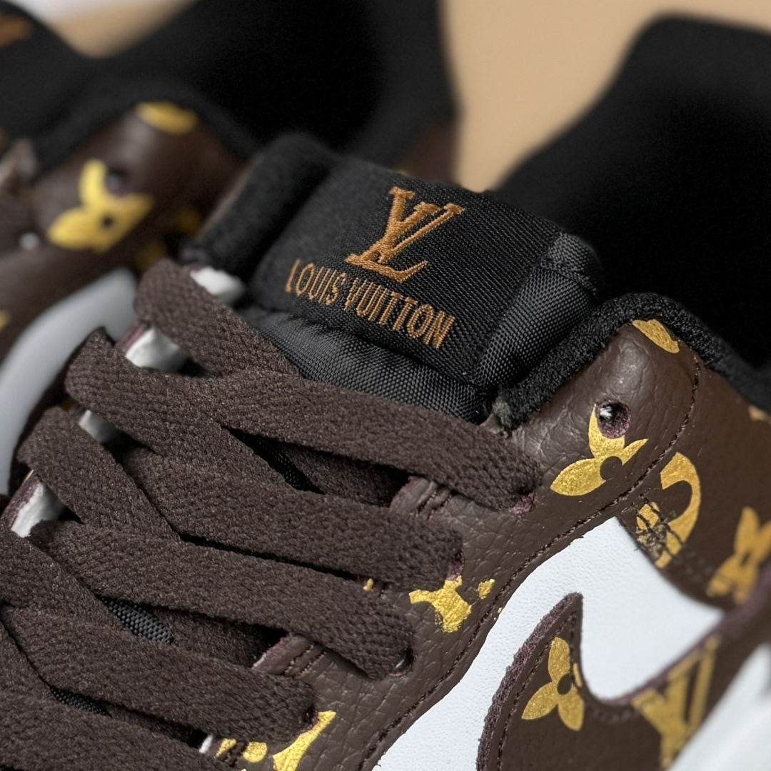 Nike Air Force 1'07 Low LV联名 经典白棕 空军一号低帮休闲板鞋 CZ3986-004 Nike Air Force 1'07 Low LV联名 经典白棕 空军一号低帮休闲板鞋 CZ3986-004