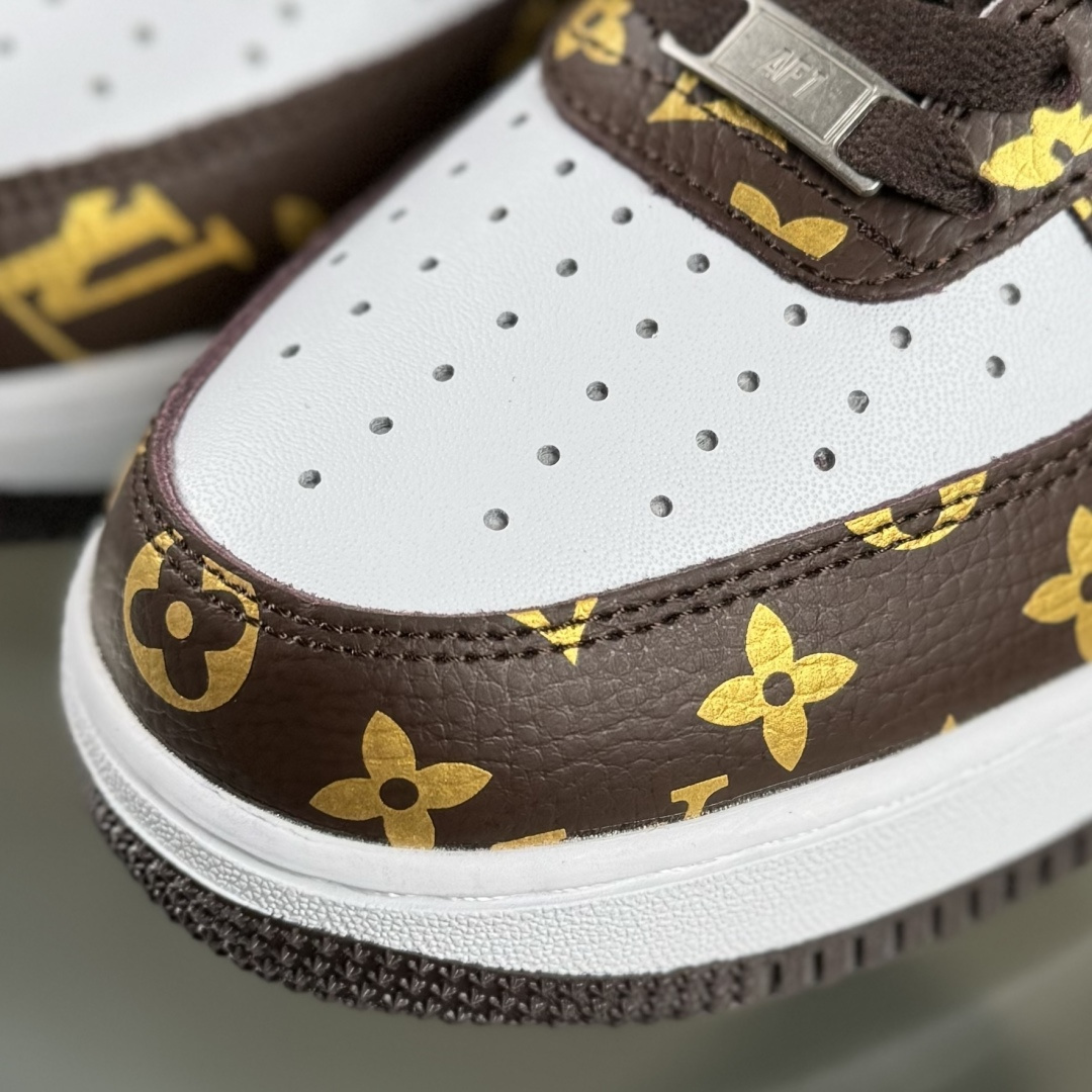 Nike Air Force 1'07 Low LV联名 经典白棕 空军一号低帮休闲板鞋 CZ3986-004 Nike Air Force 1'07 Low LV联名 经典白棕 空军一号低帮休闲板鞋 CZ3986-004