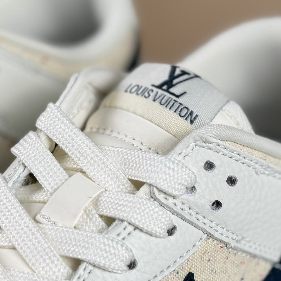 Nike SB Dunk Low LV联名 米白藏蓝织布 高端定制 低帮休闲板鞋 SC0601-478