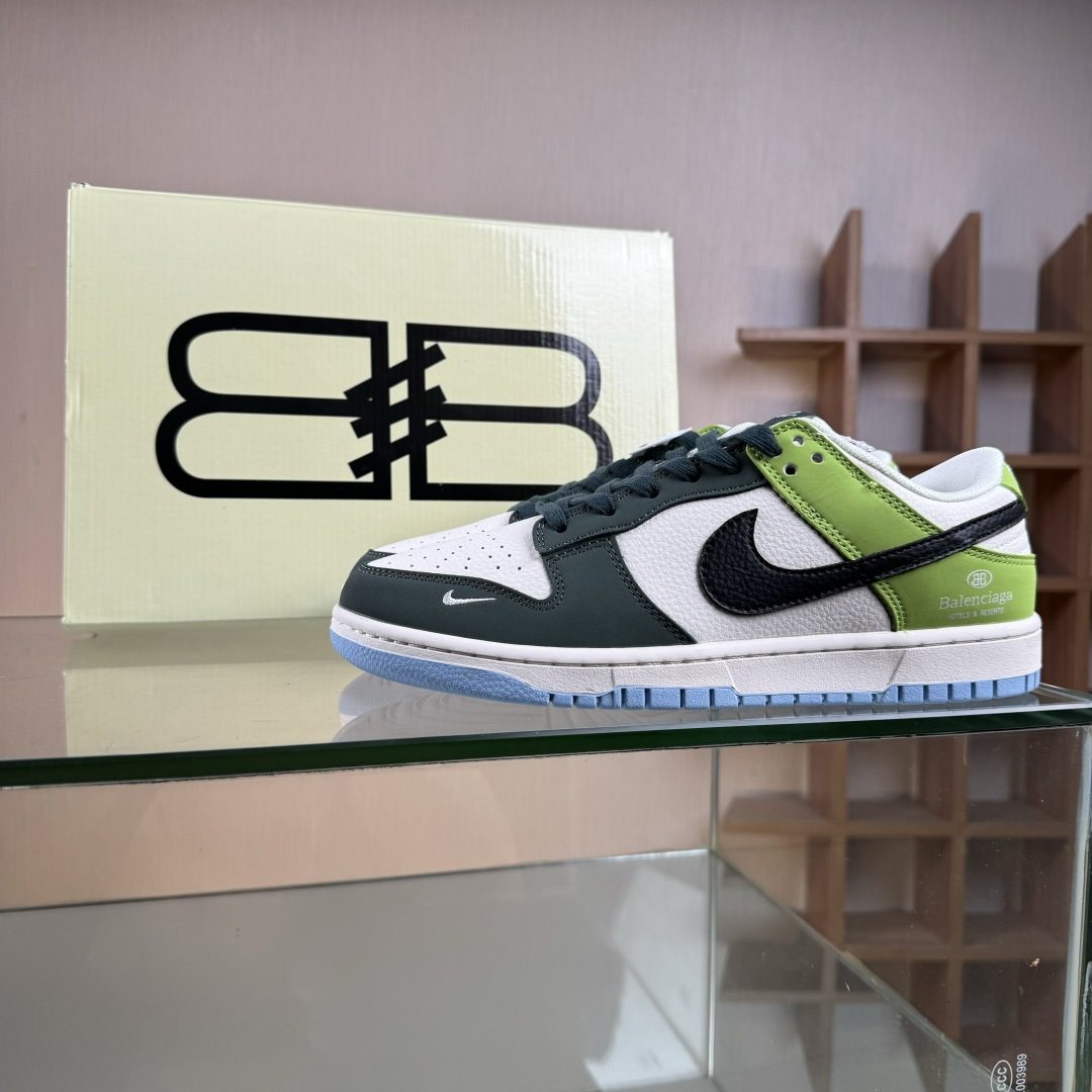 280 Nike SB Dunk Low x Balenciaga 绿白小勾 ZH2598-274-Chinese UA Cheap High Quatity Brand Clothes Bags handbags Sneakers wholesale wholesaler seller from China Factory suppliers Fashion Clothing Shoes best Quality Beautiful Price 280 Nike SB Dunk Low x Balenciaga 绿白小勾 ZH2598-274
