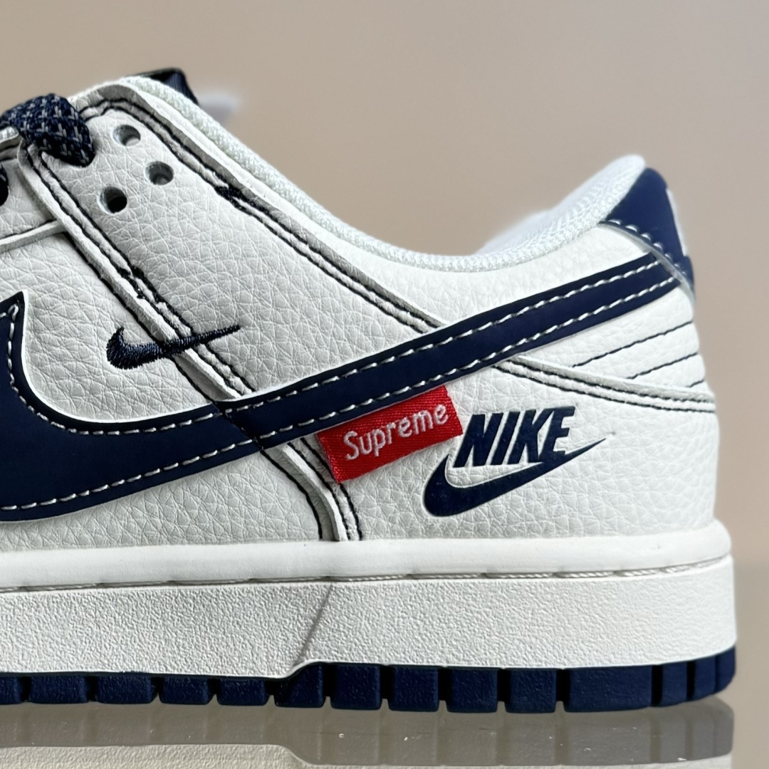 280 Nike SB Dunk Low Supreme联名 米蓝勾 高端定制 低帮休闲板鞋 HH7518-083