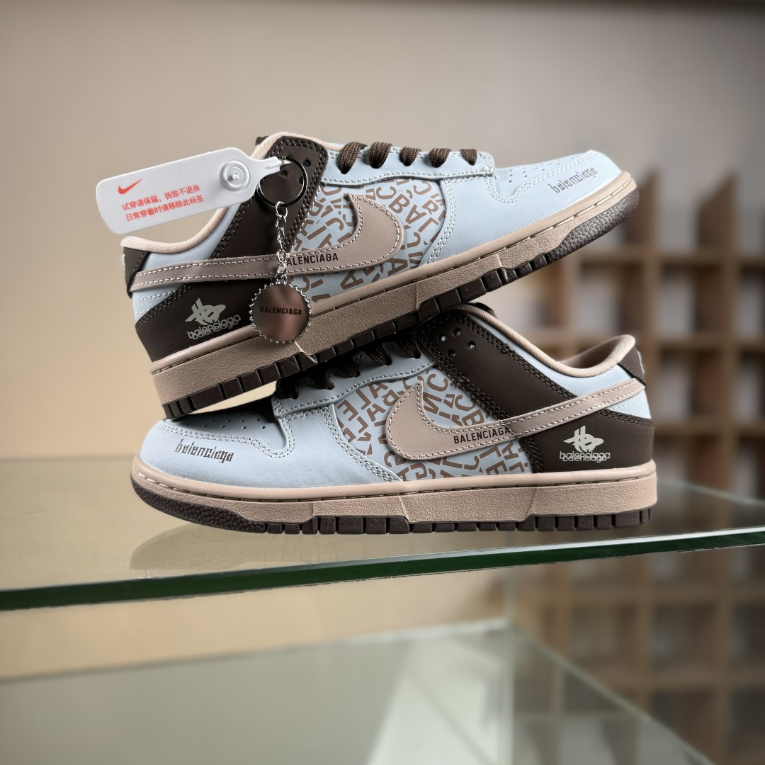 Nike SB Dunk Low x Balenciaga 蓝棕 DD1988-002
