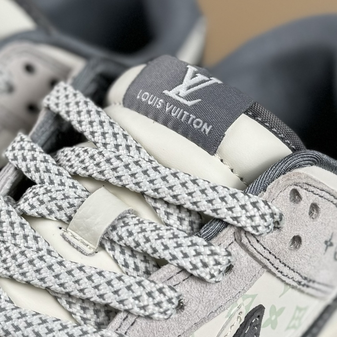 280 Nike SB Dunk Low LV联名 灰白双勾 周年高端定制 低帮休闲板鞋 CX5050-Y20