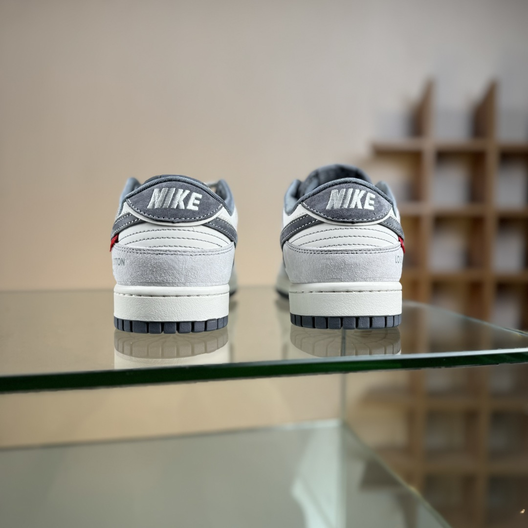 280 Nike SB Dunk Low LV联名 灰白双勾 周年高端定制 低帮休闲板鞋 CX5050-Y20