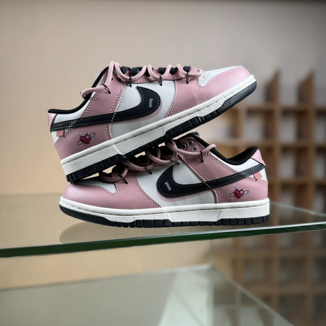 280 Nike SB Dunk Low 情人节绑带 周年高端定制 低帮休闲板鞋 PB0510-055