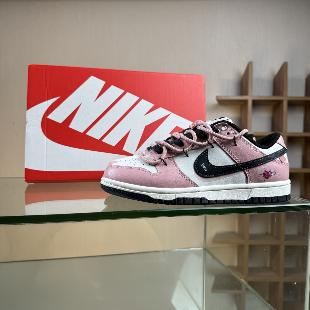 280 Nike SB Dunk Low 情人节绑带 周年高端定制 低帮休闲板鞋 PB0510-055