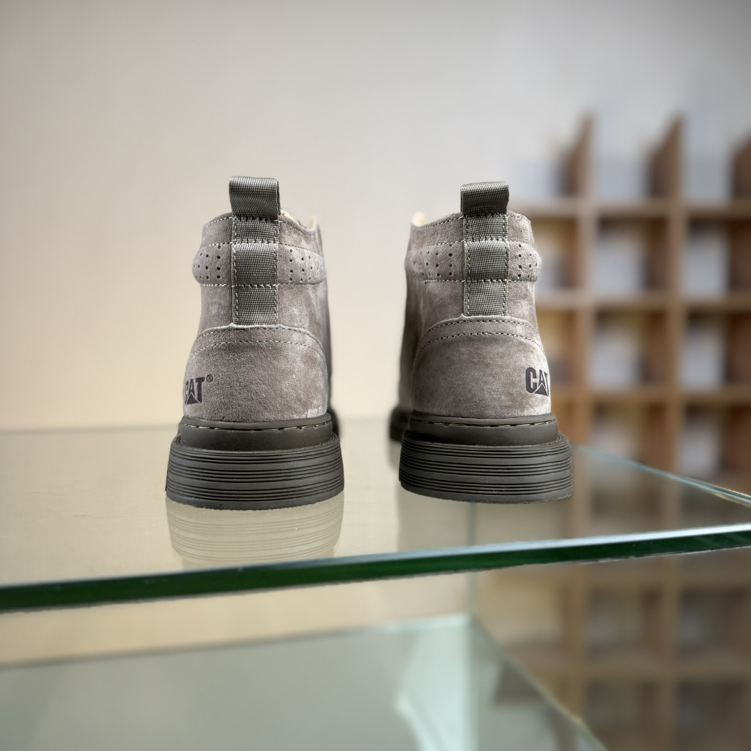 260 25年秋冬款CAT硬汉推土机品牌·卡特Tramp Hike Low款户外中邦休闲系带男鞋